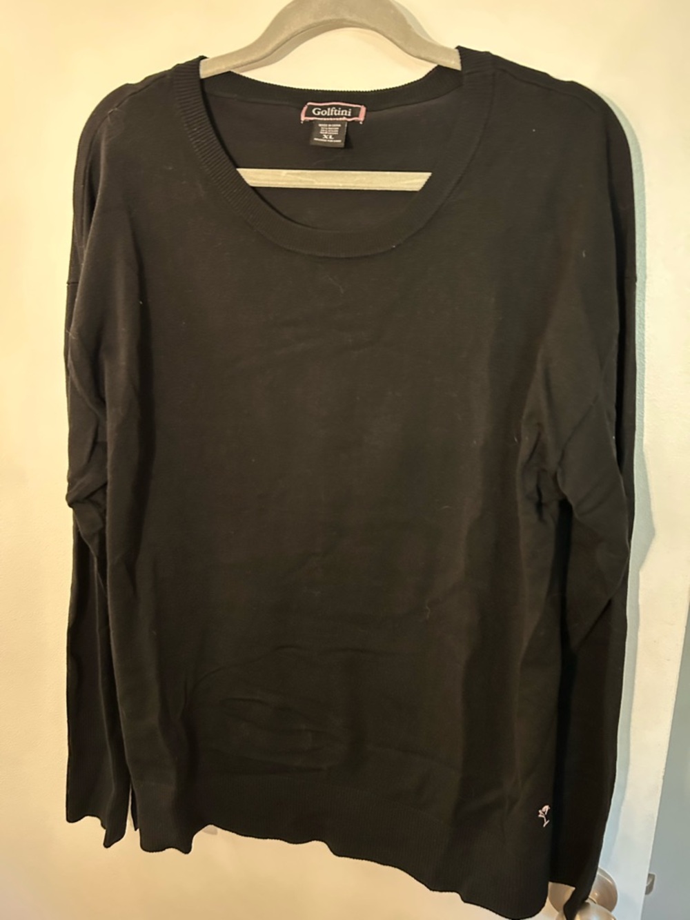 Golftini Black Crewneck Sweater